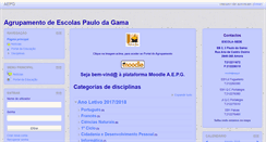 Desktop Screenshot of moodle.aepg.pt
